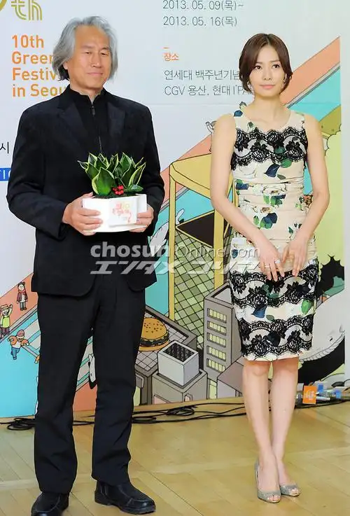 孙泰英活动0416第10届首尔环境电影节记者会