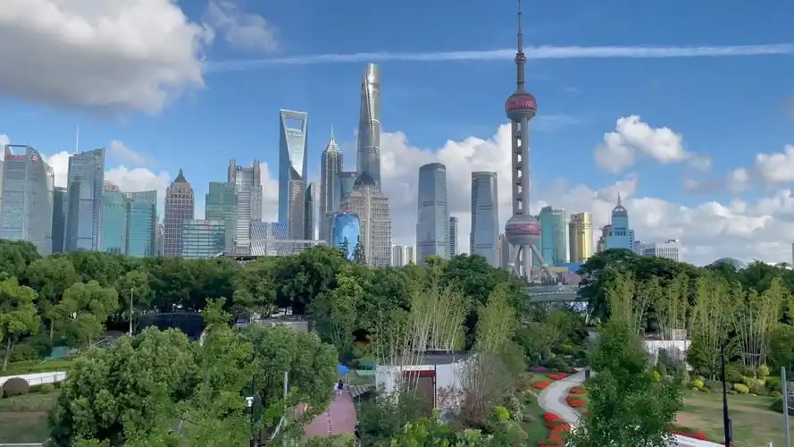 中国最具现代cbd上海陆家嘴