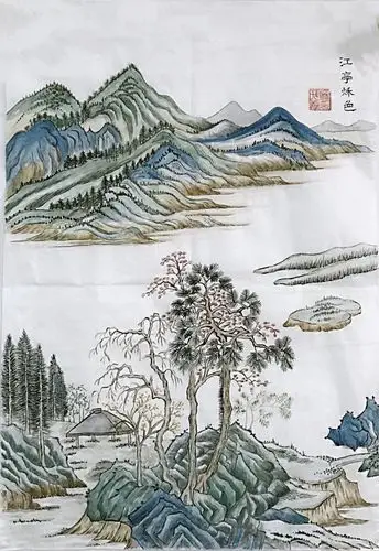 2017级山水画初级一班作业集(2019-3)