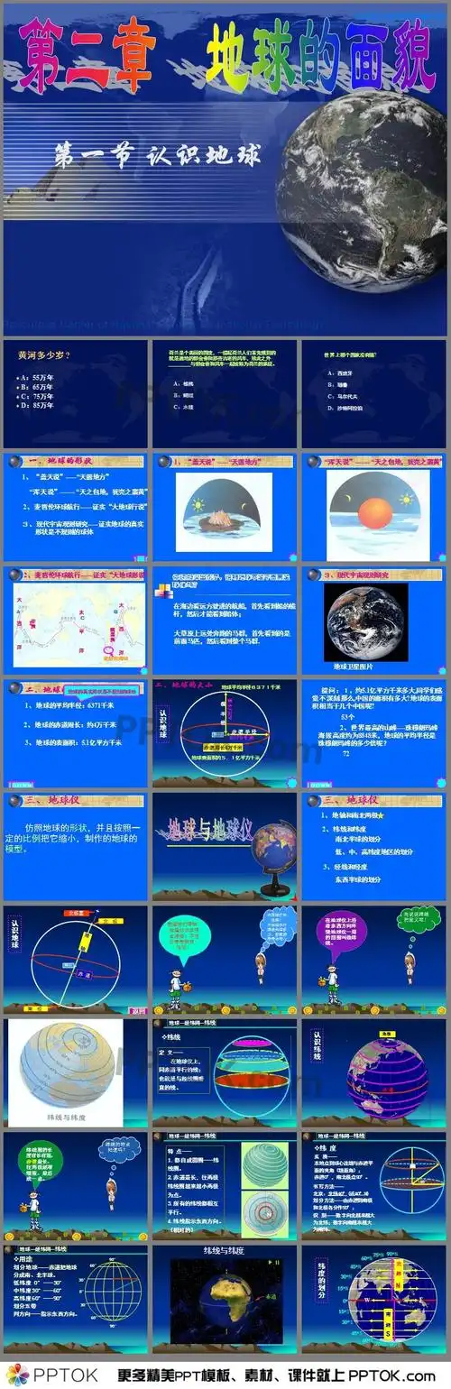 第二章第一节-认识地球(课件)-湘教版ppt,主要介绍了如下:地球的形状