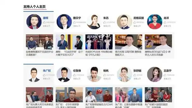 央视门面主持人位次完成调整龙洋担任门面董卿被踢出名单