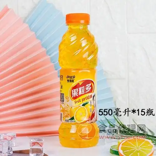 > 亨得利果粒多果味饮料550ml