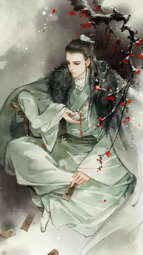 古风插画古装美男子壁纸