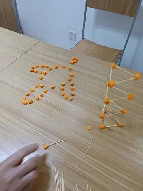 暑假家本课程(牙签搭建)