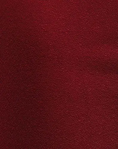 酒红色圆领纯色时尚长袖连衣裙