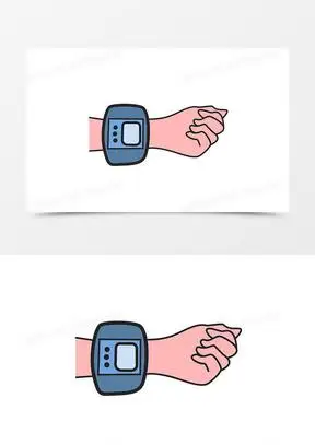 卡通可爱医护全国高血压日手量血压插画形象