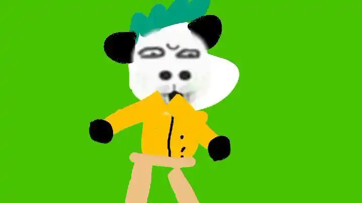 沙雕动画绿幕素材要的自取
