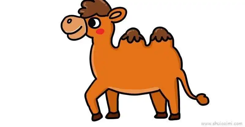 骆驼儿童画怎么画骆驼简笔画图片大全