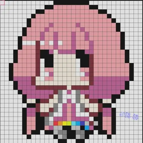 像素画,嘻嘻~看过的留个赞,点个关注呗.爱你们.