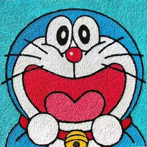 纸浆画diy材料包手工作品创意装饰画卡通小学生涂色画团建小礼品