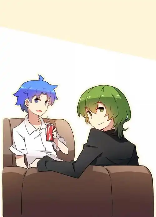 本期壁纸为小绿和小蓝