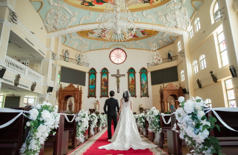 梦幻婚纱浪漫西式婚礼伴你一生