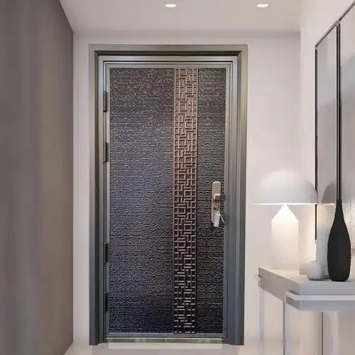 门入户门进户门防撬安全防盗门静音楼房门定制 2050*960外包边外左开