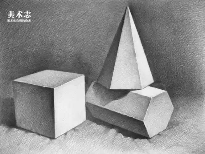 几何明暗入门基础教学教你素描几何体从结构画到明暗其实就这么简单
