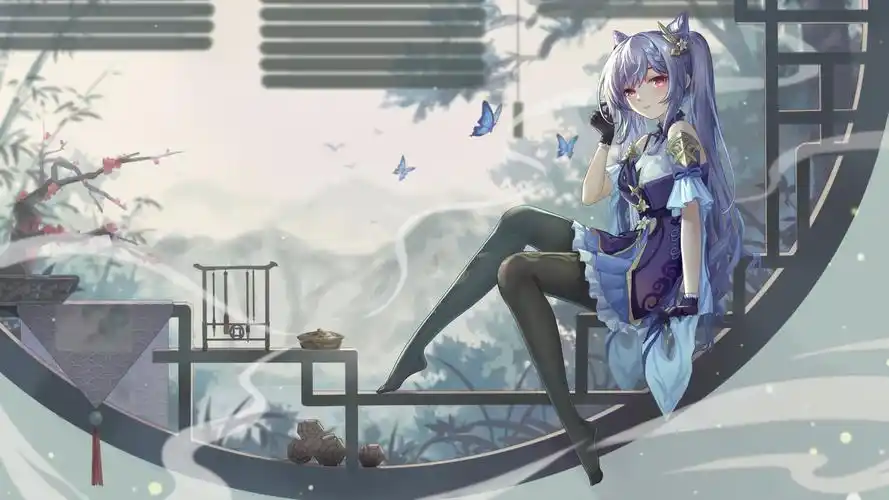 原神刻晴高清图片桌面壁纸_刻晴电脑壁纸_三千图片网