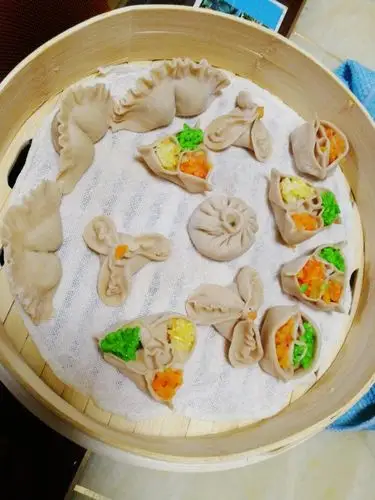 妞妞_o23b做的花式蒸饺