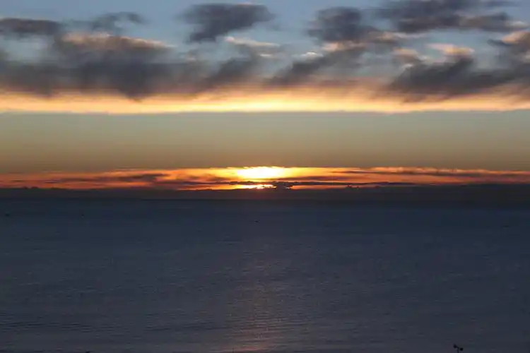 太阳,水,天空,破晓