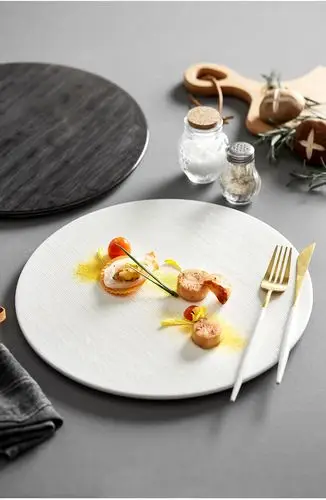 西餐牛排平盘大盘子商用陶瓷甜品台装饰摆盘酒店用品厨房摆台餐具