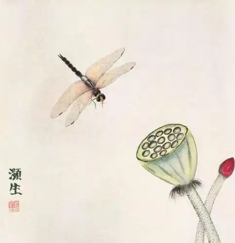 冷军画了只红蜻蜓,卖了150万,放大十倍后,连专家都安静了