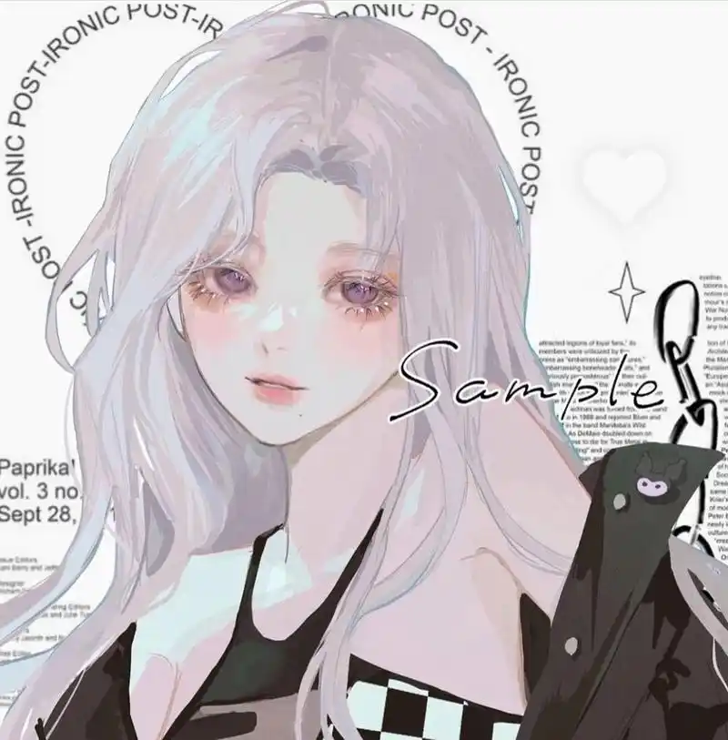 无眠月光丨清冷感动漫女生头像9293 都是搬运的推特上画师的画,侵