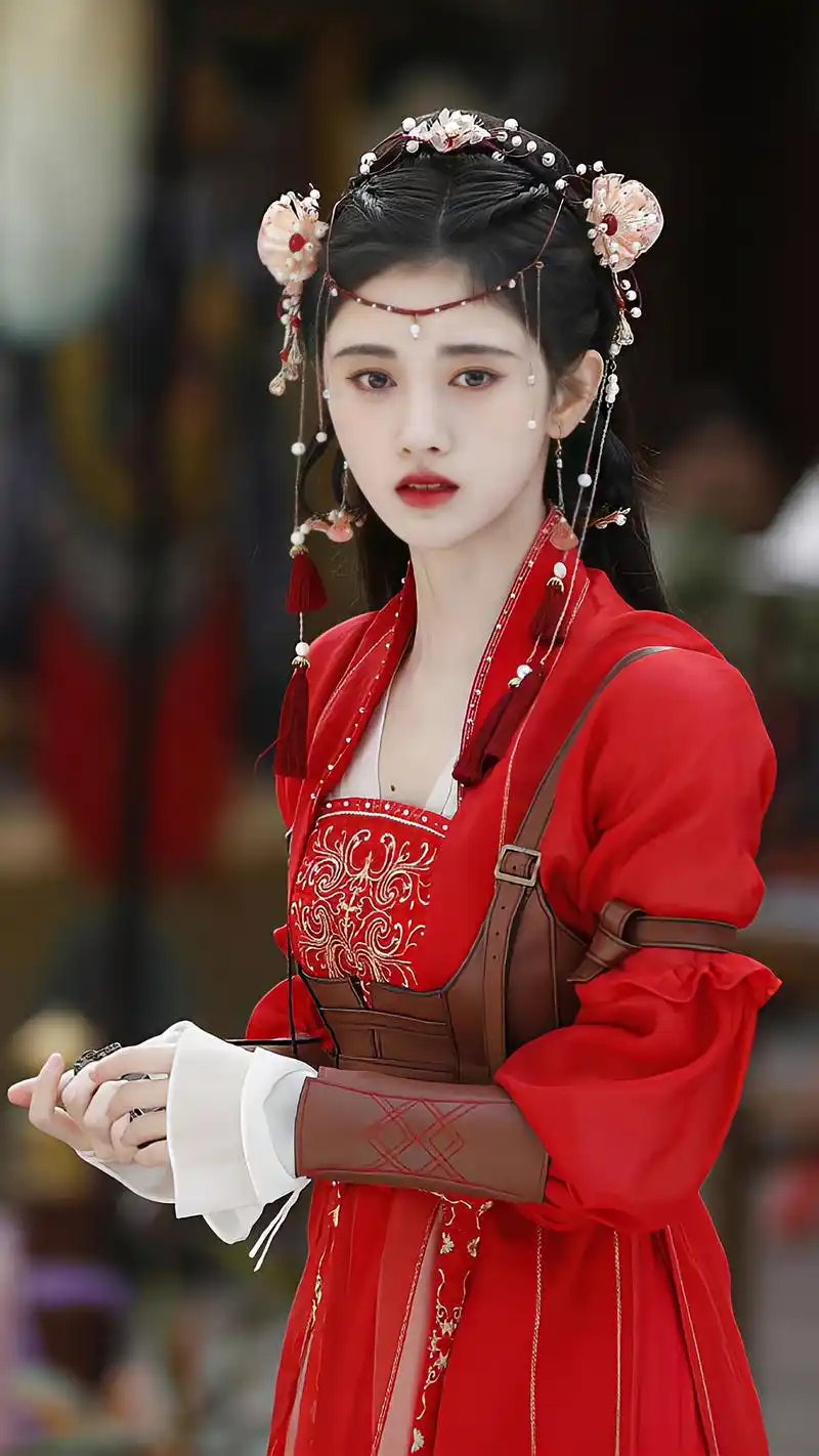 鞠婧祎在这部古装剧中穿的也太华丽了吧,你们最喜欢哪个造型?