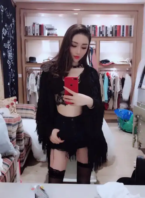 户外美女主播梦蝶小公举最新生活照写真斗鱼韩梦蝶高清福利套图