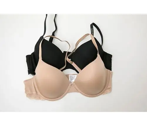 【2件装】calvin klein/卡尔文·克莱因 ck女士内衣蕾丝无痕软钢托