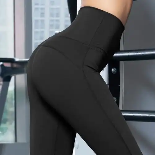 高腰运动休闲瑜伽长裤女生训练跑步运动透气健身裤提臀瑜伽裤