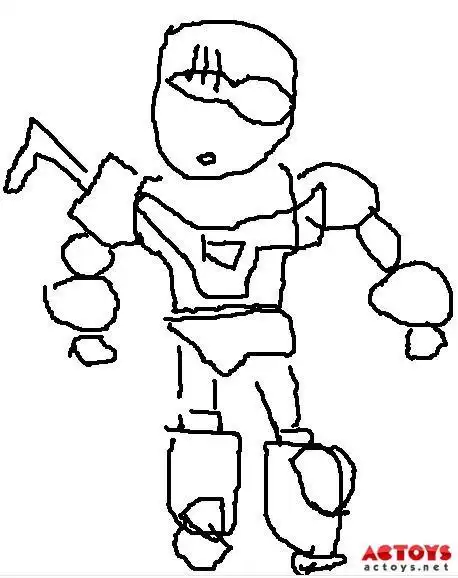 大力神简单简笔画