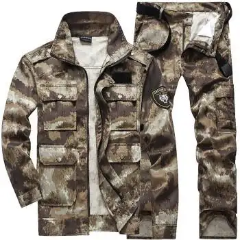 教官迷彩服一套装男装中国新款式正规正宗军训劳保工作服登山野外徒步