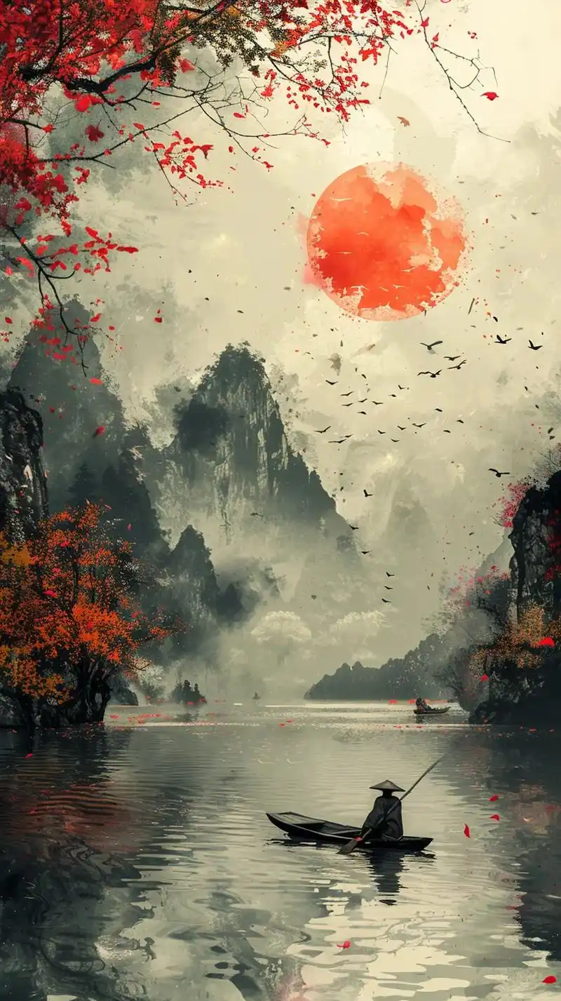 清明古风手机壁纸.#古风 #壁纸潮图#清明时节雨纷纷 #艺术 - 抖音