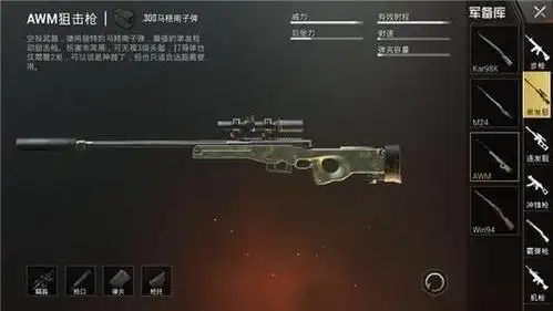 和平精英:狙击枪大排名,awm跌落神坛,而王牌都偷偷用它!