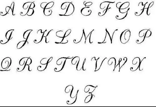 26英文首字母表 名字单词项链女ins颈链 english letter necklace