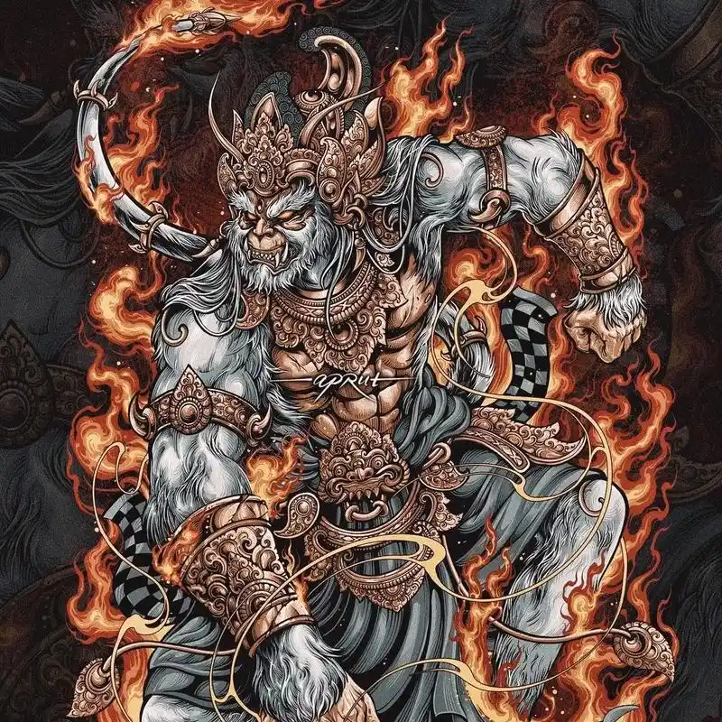 随我踏破南天门,踏平凌霄宝殿.#纹身 #纹身手稿