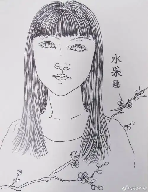 简笔画 手绘 素描 线稿 690_891 竖版 竖屏