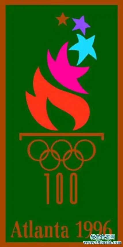 1996年美国亚特兰大第26届奥运会标志logo图案