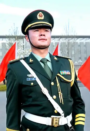 天之骄子中国人民解放军三军仪仗队图片