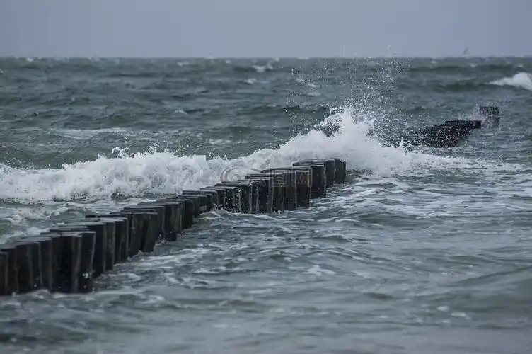 防波堤,波,海