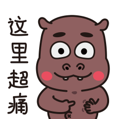 褐小马(河马君)表情包第二波