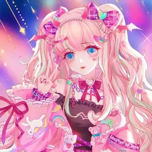 粉色系公主头像大全