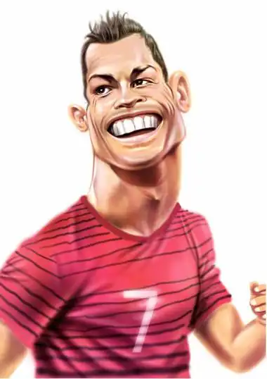 足球巨星c罗漫画形象图片第一辑[4/8]_明星_美桌网