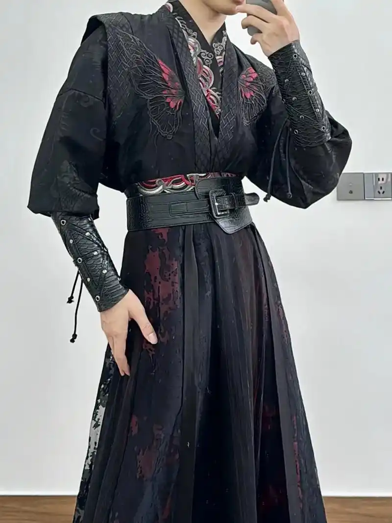 如魅似影#国风合伙人 #男生汉服穿搭 - 抖音