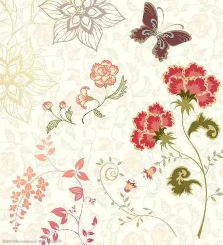 韩国常用花纹素材