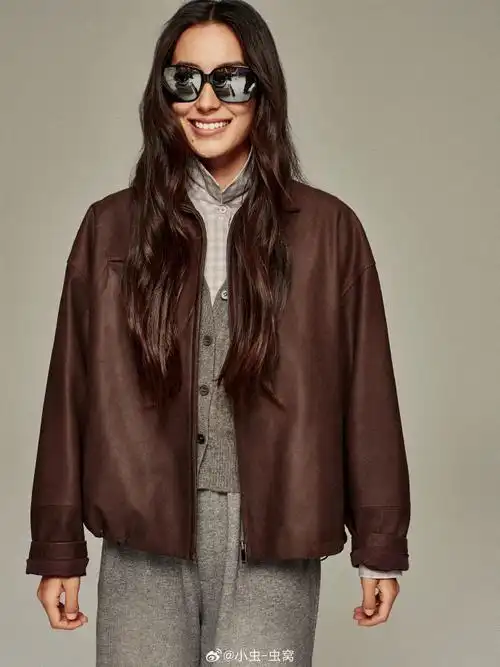 xiaochong | gucc1灵感短款皮夹克