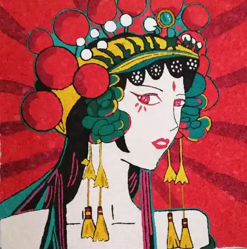 商丘幼师庆2021元旦学生美术作品展览(中篇)