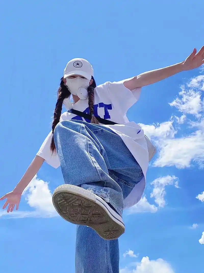 天空拍照姿势98夏日元气感拍照.