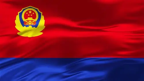 4k警旗旗帜视频loop循环