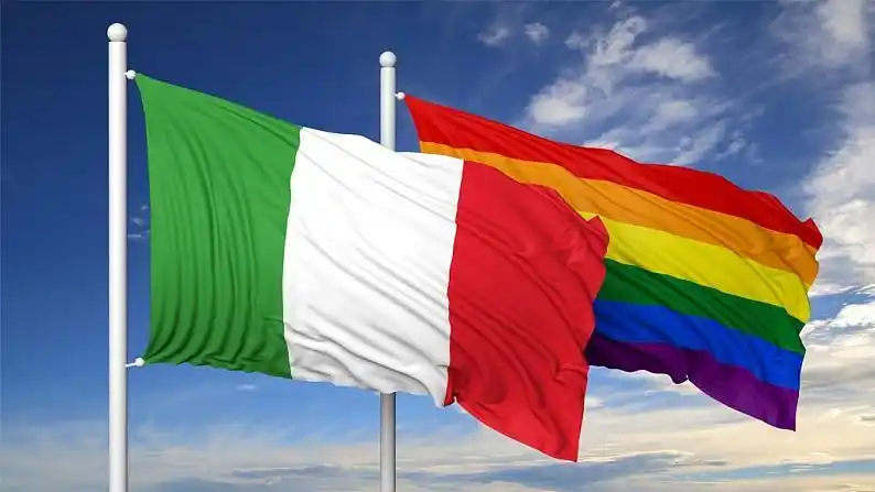 旗帜,意大利,彩虹,彩色_高清图片_全景视觉