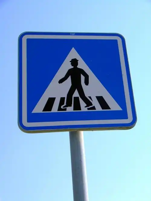 路标,品牌,人行横道,交通标志,高清图片-回车素材