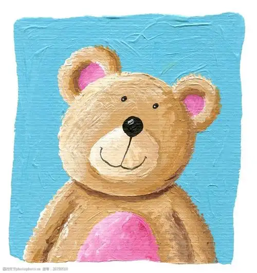 手绘卡通小熊图片